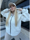 Женская кофта тедди большого размера